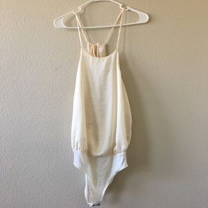 Abercrombie & Fitch Cream colored Bodysuit